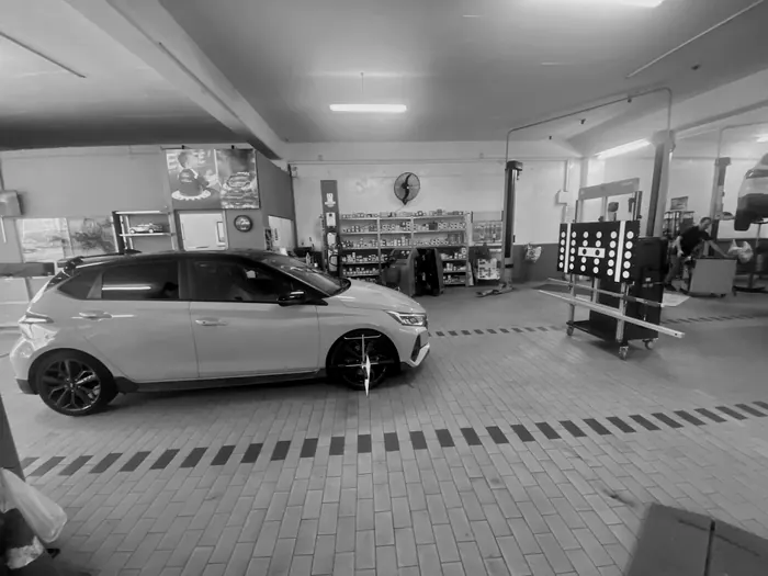 Ο χώρος του συνεργείου MS Auto Service στα Σπάτα